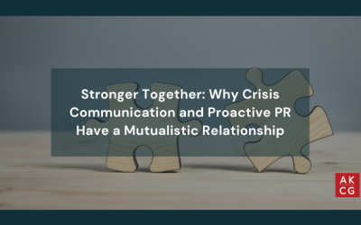 Stronger Together: Why Crisis Communication and Proactive PR Have a Mutualistic Relationship