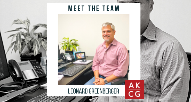 AKCG Meet the Team Series: Leonard Greenberger