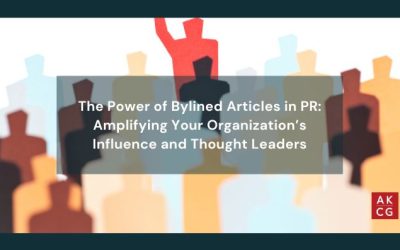 The Power of Bylined Articles in PR: Amplifying Your Organization’s Influence and Thought Leadership